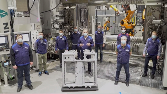 BMW Germany uses 5700T die-casting machine to produce integrated die-casting parts