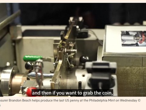 U.S. Mint strikes final one-cent coin